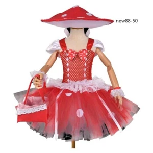 In Stock ! Mushroom Cosplay Costume Outfits Halloween Carnival Suit Gift New - Picture 1 of 7