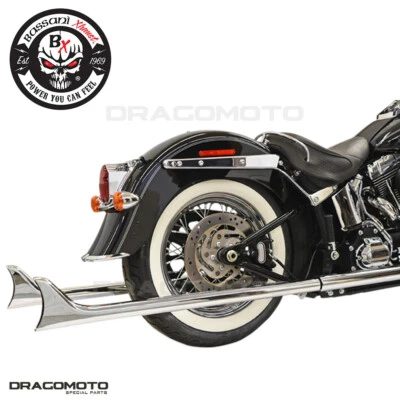 Harley FLSTC 1340 Heritage Softail Classic 1989-1992 escape completo Bassani Fis... Foto 1 de 4