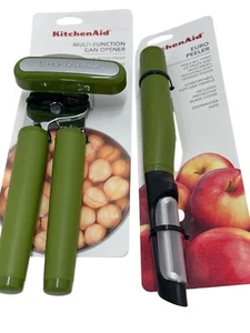 KitchenAid Multifunktions Dosenöffner & Euroschäler Set Avocado Grün Neu - Bild 1 von 6
