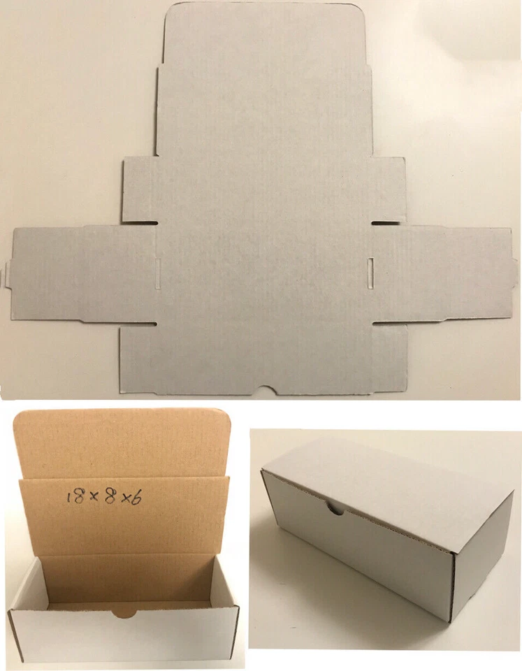 180X80X60 mm Super Saving Strong Royal Mail Small parcel Cardboard Postal Boxes
