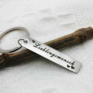 Lieblingsmensch - Schlüsselanhänger, Geschenkidee Frauen, Beste Freundin - Bild 1 von 4
