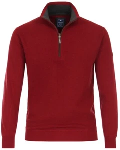 REDMOND Troyer taglie forti rosso bordeaux 2XL-6XL - Foto 1 di 8