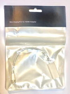 White Mini DisplayPort DP to HDMI - High Speed Display Adapter for Apple - Picture 1 of 4