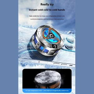 Refroidisseur T??l??phone Rechargeable avec Clip et Affichage Num??rique pour Us - Photo 1 sur 11