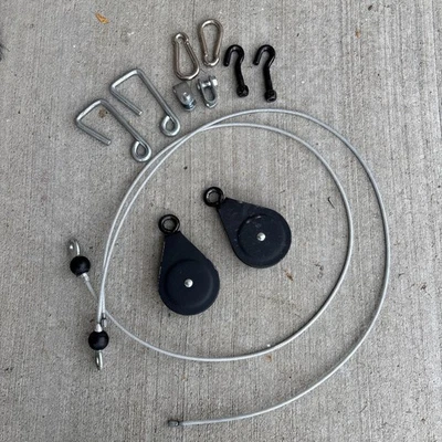 Bowflex XTL Power Pro Replacement 42" Rod Cables Pulley Hooks Hardware - Image 1 of 4