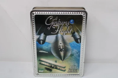 A Century of Flight 100 Years of Aviation 4 Disk DVD Tin Set 2004 - Imagem 1 de 3