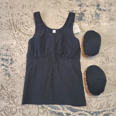 Черная послеоперационная карманная камзола Amoena Michelle 2105 размер L с бирками - Изображение 1 из 4