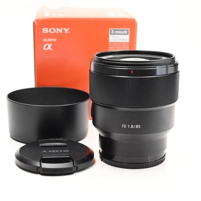 Sony FE 85mm f1.8 Lens E-Mount SEL85F18 #599 - Image 1 of 4