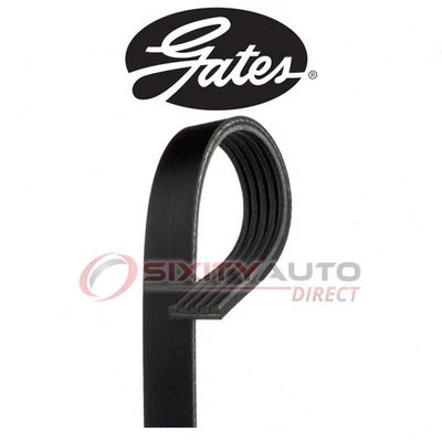 Gates Air Conditioning Serpentine Belt for 2004-2009 Mazda 3 2.3L 2.0L L4 - ao Foto 1 de 4