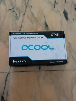 Alphacool 14472 NexXxos HPE-45 Full Copper Radiator 120mm - Image 1 of 2