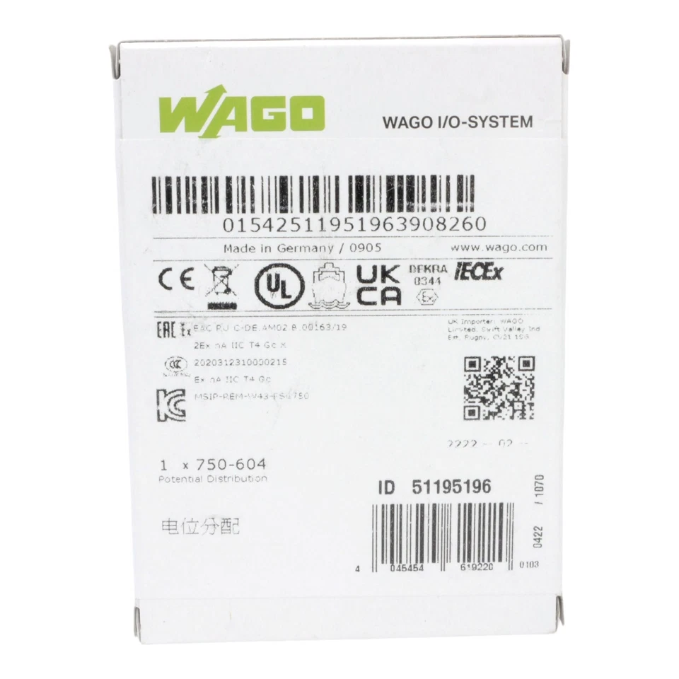 WAGO 750-604 POTENTIALVERVIELFÄLTIGUNG - Bild 1 von 3