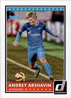 2015 Donruss Soccer Trading Card #83 Andrey Arshavin - Image 1 of 2