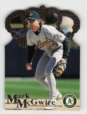 1996 Pacific Crown Collection #DC-34 Mark McGwire BASEBALL Oakland Athletics - Imagem 1 de 2