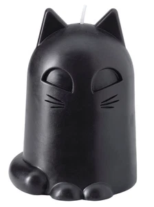 IKEA KUSTFYR Candle Unscented Cat Shaped Candle New 40hr Long Burn Halloween - Picture 1 of 2