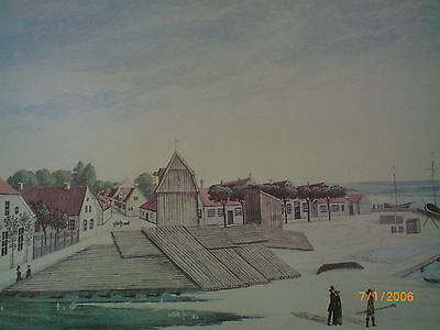 Die Schiffsbrücke In Schleswig 1847 • 1€
