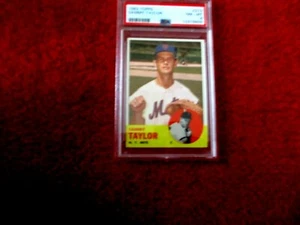 1963 TOPPS..NEW PSA GRADED...NM/MT 8 NQ...#  273  SAMMY TAYLOR....METS - Picture 1 of 3