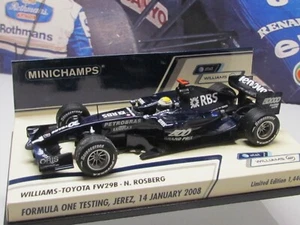 MINICHAMPS /F1 2008 WILLIAMS FW29B TEST - NICO ROSBERG - 1/43 SCALE MODEL CAR - Picture 1 of 7