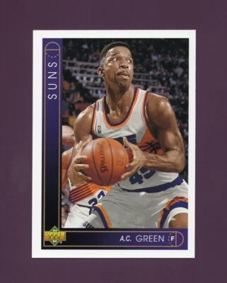 1993-94 Upper Deck A. C. Green #398 - Phoenix Suns - Image 1 of 2