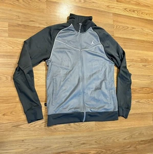 Nike Air Jordan Basketball Athletic Track Jacket Gray Boys Youth Size Large - Picture 1 of 15