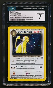 Dark Persian 17 Black Star Promo Holo Pokémon Nintendo Power Magazine CGC 7 NM - Picture 1 of 2