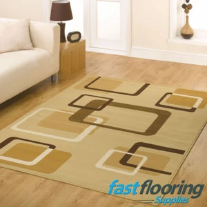 Retro 9454 8004 Natural Rug *0.80 x 1.50* Bedroom Hall - SALE - *RRP £45* - Picture 1 of 1