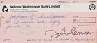 The Beatles John Lennon Autograph / Signed 1971 MACLEN Immaculate PSA GRADED 10!