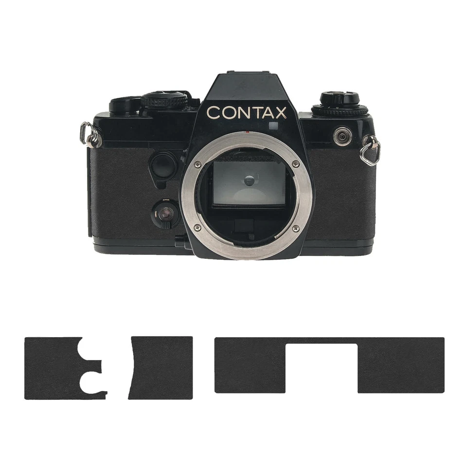 Premium Smooth Synthetic Leather Cover Kit for --- Contax 139 --- Black - Image 1 of 1