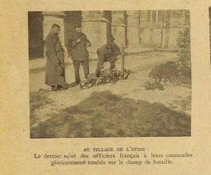 L' EPINE (51) LE VILLAGE / GUERRE 14/18 / ILLUSTRATION 1914 - Picture 1 of 1