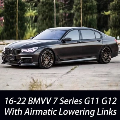 For 16-22 BMW 7 Series G11 G12 Adjustable Lowering Links Suspension Kit 740 750 - Image 1 of 4