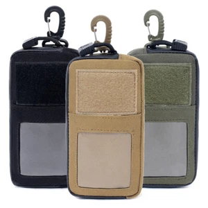 Men's Tactical Molle EDC Pouch Bag Pouch Military Wallet Small Bag Case Outdoor - Picture 1 of 33