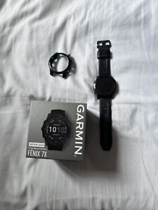 Garmin fēnix 7X Sapphire Solar GPS Watch - Black