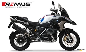 TERMINALE DI SCARICO REMUS 8 2.0 INOX NERO BMW R 1200 GS / GS ADV 13-23 EURO4/5 - Imagen 1 de 2