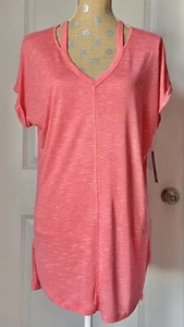 Ana A New Approach Sugar Coral Peek-A-Boo Shoulder Strap Top M. - Picture 1 of 6
