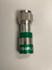 F-Conn Industries P/N: FS6PL2 RG6 Plenum F Type Coaxial Compression Connector 40 - Picture 1 of 6