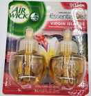Air Wick Plug In Scented Oil Refills Virgin Islands Free Shipping