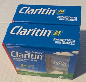 Claritin 24H Allergy Relief (140 Tablets) Expires: MAY 2027 - Picture 1 of 3