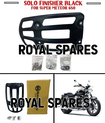 "SOLO FINISHER, NEGRO" apto para Royal Enfield Super Meteor 650 Foto 1 de 4