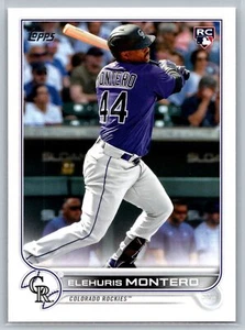 2022 Topps Update #US110 Elehuris Montero Colorado Rockies SPEDIZIONE GRATUITA - Foto 1 di 2