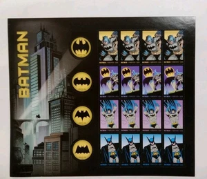 US Postage Stamps Batman #4935 Mint NH 2014 Forever Stamps 20 Stamps - Picture 1 of 7