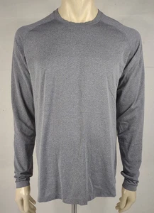 Camisa Lululemon Gris Ventilada Cuello Redondo Rendimiento Manga Larga Capa Base Hombre XL - Imagen 1 de 8