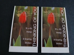 AUSTRALIA-1994 SG SB84 2 X OVERPRINTED $4.50 STAMP BOOKLETS MNH - Picture 1 of 3