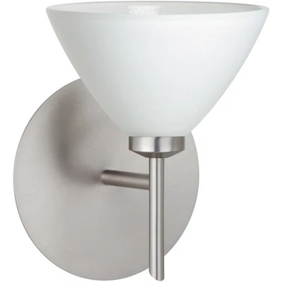 Besa Lighting 1SW-174307-LED-SN Domi Wall Sconce Satin Nickel - Image 1 of 2