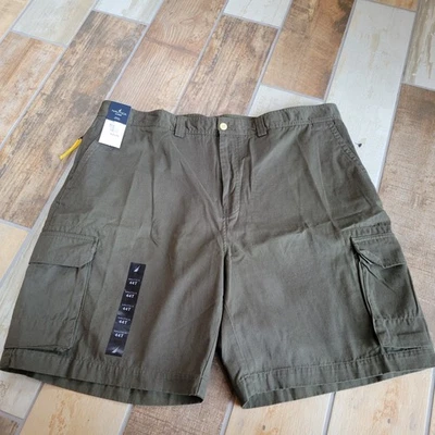 NWT Nautica Clipper Men's Cargo Shorts Sz 44 XTL NEW Army  Green - Image 1 of 3
