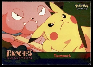 Trabajo en equipo [lámina] #54 Pokemon 1999 Topps película LP - Imagen 1 de 2