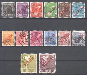 Berlin 21-34 gestempelt Briefmarken Rotaufdruck alle Werte geprüft Schlegel BPP - Bild 1 von 7