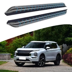Black Aluminum Running Board fits for Mitsubishi Outlander 2022-2025 Side Step - Picture 1 of 1