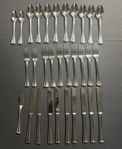 Hampton Silversmiths "Dazzle" Stainless 18/10 Korea 32 PCS - Picture 1 of 7