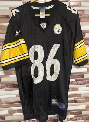 Camiseta de fútbol americano Reebok NFL Pittsburgh Steelers Hines Ward para hombre talla M Foto 1 de 4