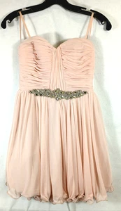 My Michelle Special Occasion Pink Babydoll Party/Cocktail Dress Size 3 New w/Tag - Picture 1 of 5