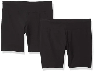 Paquete de 2 pantalones cortos de bicicleta Active de 7"" para mujer Foto 1 de 4